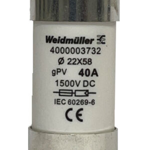 FUSE WSFL 22X58 40A 1K5V GPV