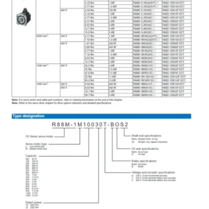 R88A-CAGB030SR-E