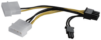 Advantech 1700024754-01 Power cable for GPU card - Two B4P