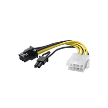 Advantech 1700029268-01 Power Cable for GPU Card - Two 4-pin 12V