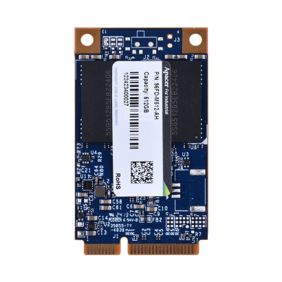 Advantech 96FD-M512-AH APACER mSATA 512G SATA3 TLC -25°C ~ +85 °C