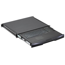 Advantech 96KBM-8C-UK Austin Hughes 1U Drawer 8 Ports KBM Keybaord(USA English)+TouchPad COMBO+UK PLUG