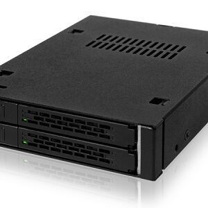 Advantech 96RACK-3-SS-CR-B1 ICY Dock 2.5"x2 SAS/SATA Black