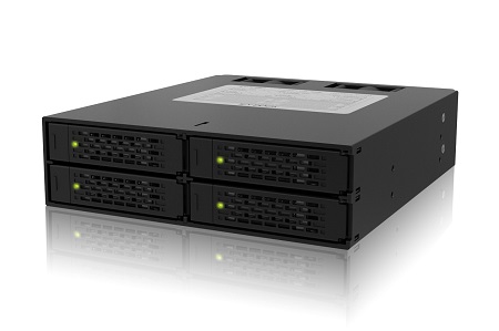 Advantech 96RACK-5SS-CAGE-CR ICY Dock 5.25" 4X2.5" SAS/ST Black