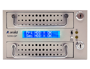 Advantech 96RACK5-ST-R1-AR6 Araid 3.5"X2 SATAIII RAID 0/1 White
