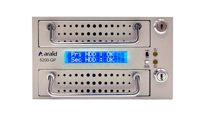 Advantech 96RACK5-ST-R1-AR6 Araid 3.5"X2 SATAIII RAID 0/1 White