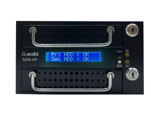 Advantech 96RACK5-ST-R1-AR7 Araid 3.5"X2 SATAIII RAID 0/1 Black