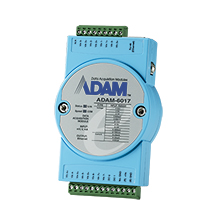 Advantech ADAM-6017 2 Kanallı DO ile 8 Kanallı İzole Analog Giriş Modbus TCP Modülü