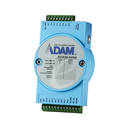 Advantech ADAM-6050 18 kanal İzole Dijital I / O Modbus TCP Modülü