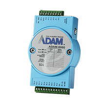 Advantech ADAM-6060 6 kanallı Dijital Giriş ve 6 kanallı Röle Modbus TCP Modülü