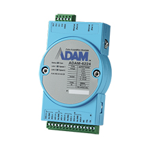 Advantech ADAM-6224 4 kanal İzole Analog Çıkış Modbus TCP Modülü