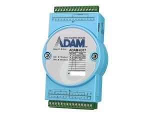 Advantech ADAM-6317 8AI/11DI/10DO IoT Modbus/OPC UA Ethernet Remote I/O