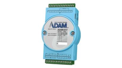 Advantech ADAM-6317 8AI/11DI/10DO IoT Modbus/OPC UA Ethernet Remote I/O
