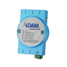 Advantech ADAM-6520L 5FE Yönetilmeyen Ethernet Anahtarı, Esnek montaj, 0 ~ 60 ℃