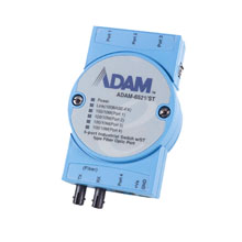 Advantech ADAM-6521/ST 4FE + 1FE ST Çok modlu Yönetilmeyen Ethernet Anahtarı, Esnek montaj