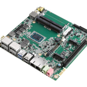 Advantech AIMB-228 4 x DP, 6 x USB, 6 x COM ve 12-24V DC Girişli AMD V serisi Dört Çekirdekli Mini-ITX