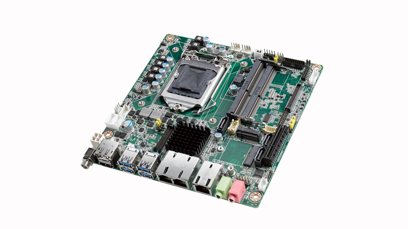 Advantech AIMB-286 8./9. Nesil Intel® Core ™ i7 / i5 / i3 LGA 1151 H310, DP / HDMI / LVDS (veya eDP), 2 COM, 4 USB3.0, 3 x GbE LAN, PCIe x 16, M ile Mini-ITX 2 adet E & B tuşu