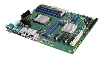 Advantech AIMB-723 LGA1718 AMD Ryzen™ 7000 ATX Motherboard with DP/HDMI/VGA, DDR5, USB 3.2, M.2