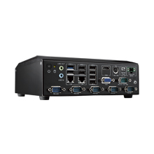 Advantech AIMC-2000 VGA/HDMI, 6 COMs, 8 USB'li Intel® Celeron® Dört Çekirdekli J1900/N2807 SoC Önden Erilşimli Fansız Mikro Bilgisayar