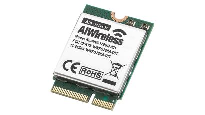 Advantech AIW-170BQ-001 Premium-Level Wi-Fi 6E M.2 Key E solution based on WCN6856/QCA2066