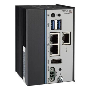 Advantech AMAX-357 Ultra Compact PC-based EtherCAT Controller with Intel Atom Processor, 64GB eMMC, 2 x LAN, 2 x USB and Slice IO expansion