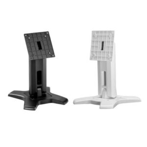 Advantech ARES-2424X ARES-2424X is a desk stand compatible with 75x75 mm / 100x100 mm VESA patterns. It can tilt -2° (down) ~ +180° (up) and screens up to 21.5"