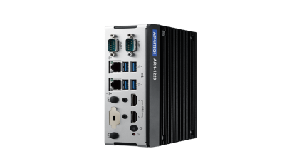 Advantech ARK-1220L 4K Çift HDMI / Çift LAN / M.2 DIN-Ray Fansız Kutu PC ile Intel Atom E3940 QC SoC