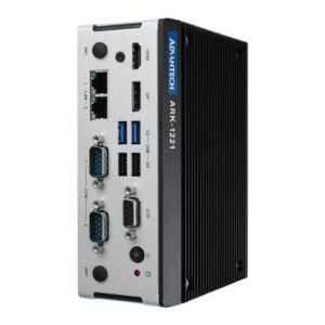 Advantech ARK-1221L Intel Atom x6413E and Celeron J6412 QC& Celeron N6210 DC SoC with GbE, COM, USB, HDMI/DP and DIO ports DIN-Rail Fanless Box PC