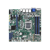 Advantech ASMB-586 4 DDR4, 4 PCIe, 6 USB 3.1, 8 SATA3, Dört / Çift LAN'lı, IPMI'li LGA 1151 Intel® 8. Nesil Core™ & Xeon® MikroATX Sunucu Kartı