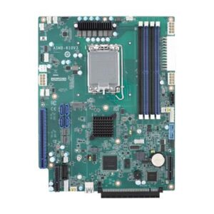 Advantech ASMB-610V3 LGA 1700 Intel® 12/13/14th Gen Core™ proprietary server board with DDR5, PCIe x16, quad LAN, and IPMI for versatile edge computing.