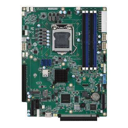 Advantech ASMB-610 LGA 1200 Intel® Xeon® W & 10th Gen Core™ proprietary server board with DDR4, PCIe x16, quad LAN, and IPMI for industrial workstations.