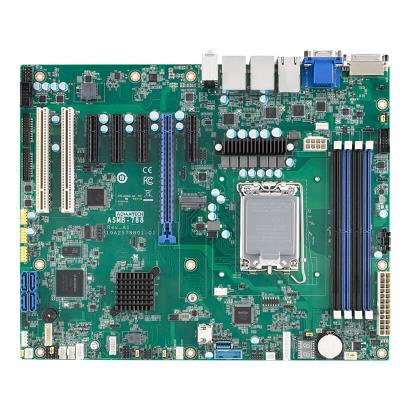Advantech ASMB-788 ATX server board for 12th-14th Gen Intel® Core™ with DDR5 and PCIe Gen5, ideal for rackmount servers, workstations, and data centers.