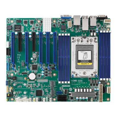 Advantech ASMB-830 LGA 4094 AMD EPYC™ 7002/7003 ATX server board with DDR4, PCIe 4.0, and dual 10GbE for high-performance computing and data-intensive tasks.