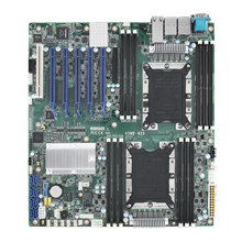 Advantech ASMB-925 12 DDR4, 5 PCIe x16 + 1 PCIe x8 + 1 PCI, 8 SATA3, 6 USB3.0, Çift 10GbE, IPMI'li Çift LGA3647-P0 Intel® Xeon® Ölçeklenebilir EATX Sunucu Kartı