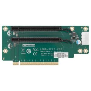 Advantech ASMB-RF28-20B1 ASMB 2U PCIe Gen.5 x16 to x8x8 Card (RoHS) for dual GPU or multi-NIC configurations.