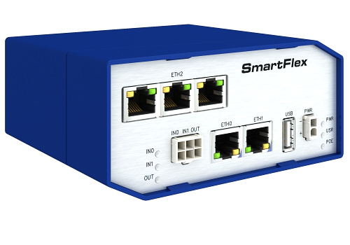 Advantech BB-SR30009110-SWH SmartFlex, Global, 5x ETH, PoE PD, Plastik