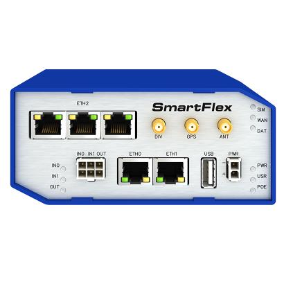 Advantech BB-SR31008110 SmartFlex, Global, 5x Ethernet, PoE PSE, Plastic, Without Accessories