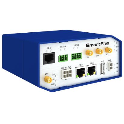 Advantech BB-SR31010410 SmartFlex, Global, 3x Ethernet, 1x RS232, 1x RS485, Wi-Fi, Plastic, Without Accessories