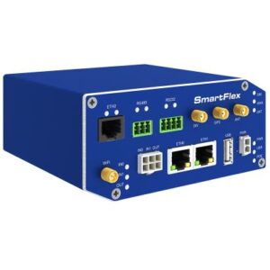 Advantech BB-SR31019420 SmartFlex, Global, 5× Ethernet, Wi-Fi, PoE PD, Metal, Without Accessories
