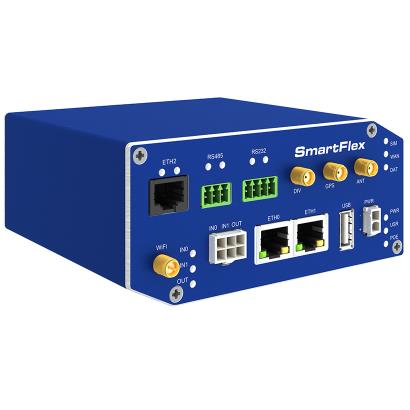 Advantech BB-SR31019420 SmartFlex, Global, 5× Ethernet, Wi-Fi, PoE PD, Metal, Without Accessories