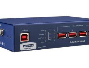 Advantech BB-UHR204 4 Bağlantı Noktalı Endüstriyel USB Hub - izole edilmemiş (USB kablosu dahil)