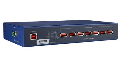 Advantech BB-UHR207 7 portlu Endüstriyel USB Hub (USB kablosu dahil)