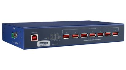 Advantech BB-UHR307 7 Portlu İzole Endüstriyel USB Hub (USB kablosu dahil)
