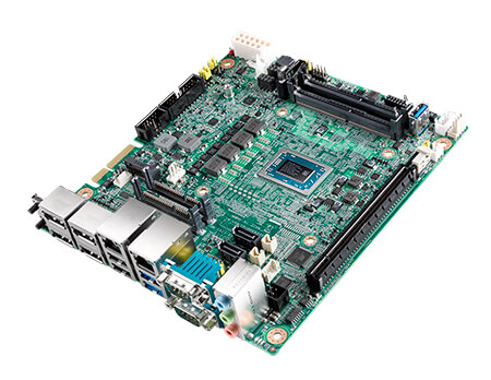 Advantech DPX-E265 Dört DP ++, ECC, PCIe genişletme özellikli AMD Ryzen ™ Gömülü V1000 mITX