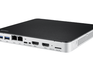 Advantech DS-011 DS-011, an Edge-AI Box with 2 UHD HDMI ports, is designed for AI applications, making it ideal for interactive AI displays.