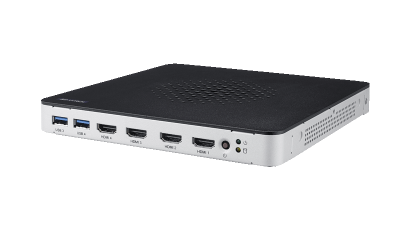 Advantech DS-084 AMD R2000 Ultra-slim Digital Signage Player with 3/4 Display Output (2K/4K Support)