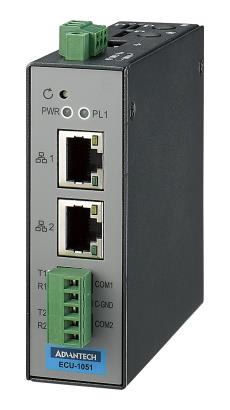 Advantech ECU-1051 IIoT uygulaması için bulut özellikli Akıllı İletişim Ağ Geçidi