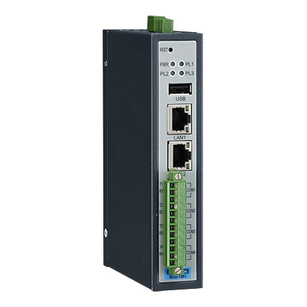 Advantech ECU-1251 2 x LAN, 4 x COM Bağlantı Noktalı TI Cortex A8 Endüstriyel İletişim Ağ Geçidi