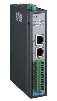 Advantech ECU-1252 Industrial Communication Gateway with TI Cortex A9, 2 LAN, 2 COM & 2 CAN