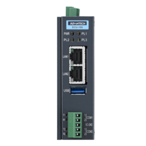Advantech ECU-150 Compact High-Performance IoT Gateway with NXP i.MX8M Quad Core Cortex A53, 2 LAN, 2 COM & 1 USB